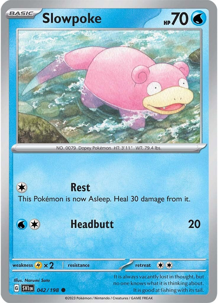 Slowpoke (042/198) [Scarlet & Violet: Base Set] Pokémon