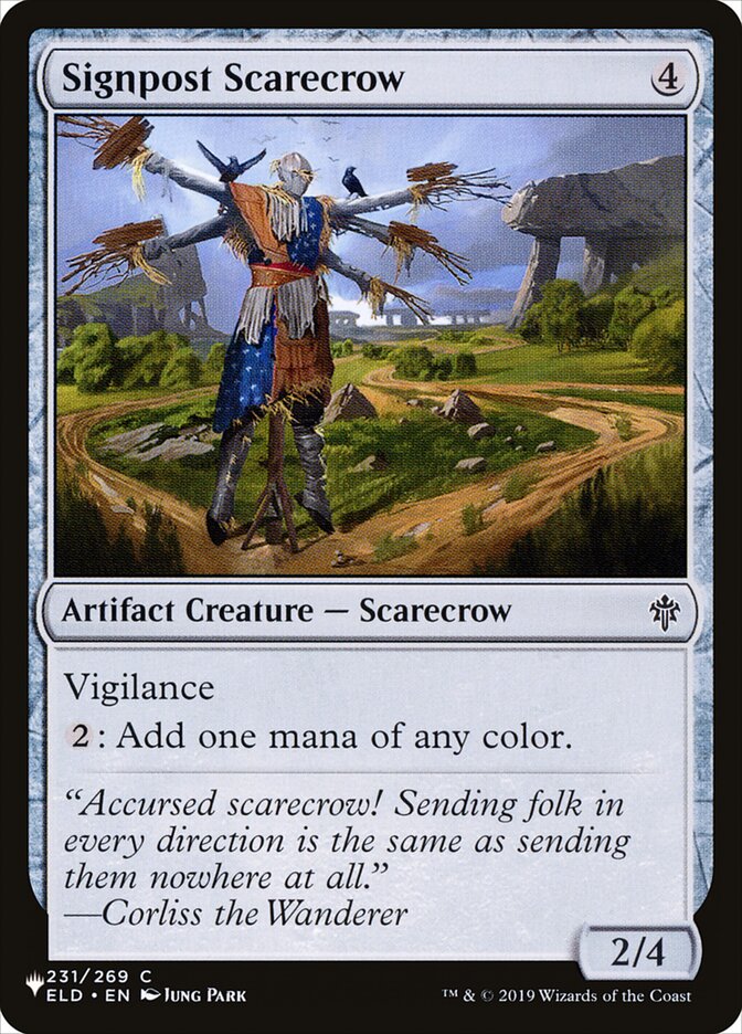 Signpost Scarecrow [The List] Magic: The Gathering