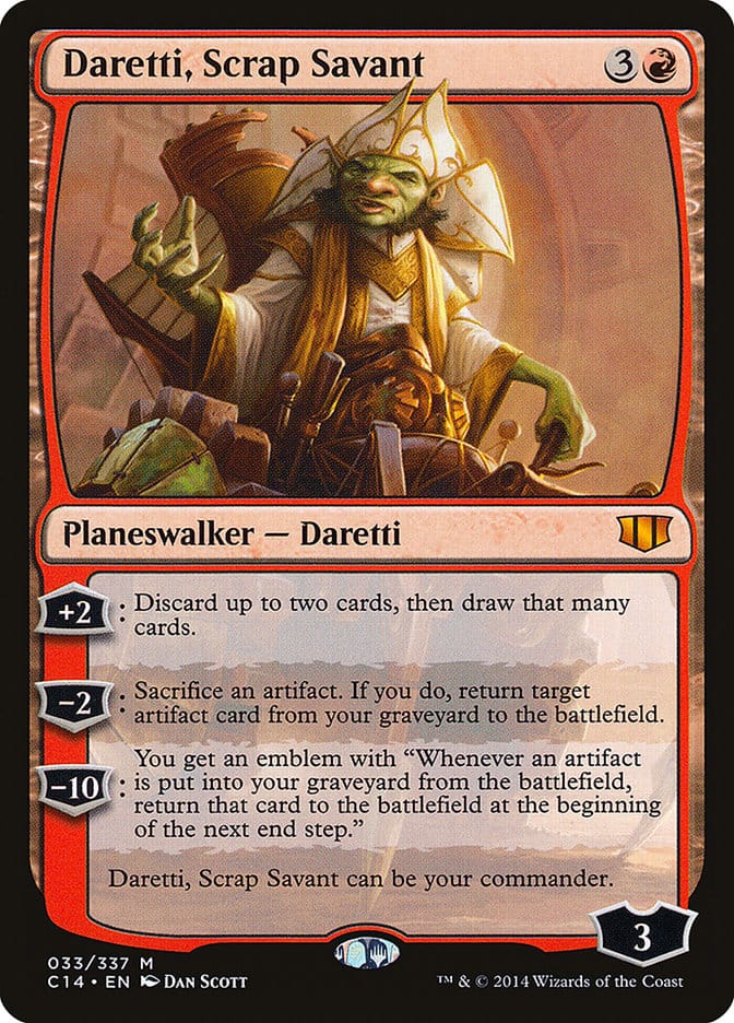 Daretti, Scrap Savant [Commander 2014] Magic: The Gathering