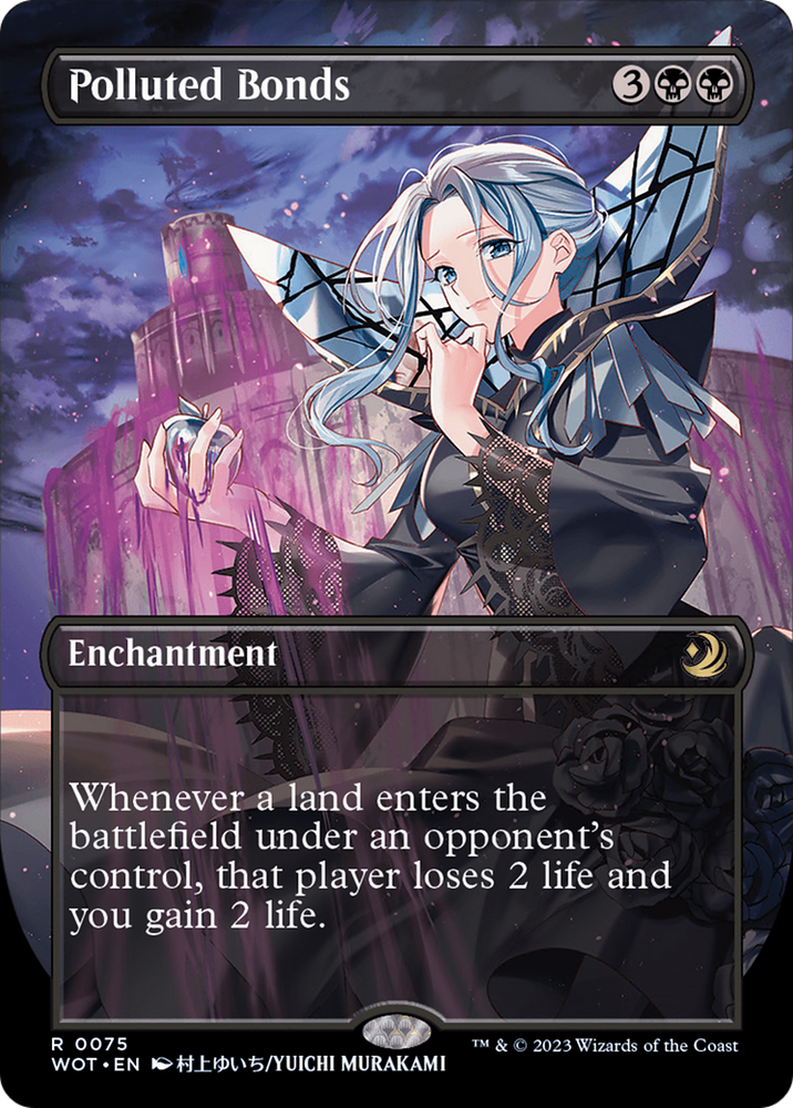 Polluted Bonds (Anime Borderless) [Wilds of Eldraine: Enchanting Tales] Magic: The Gathering