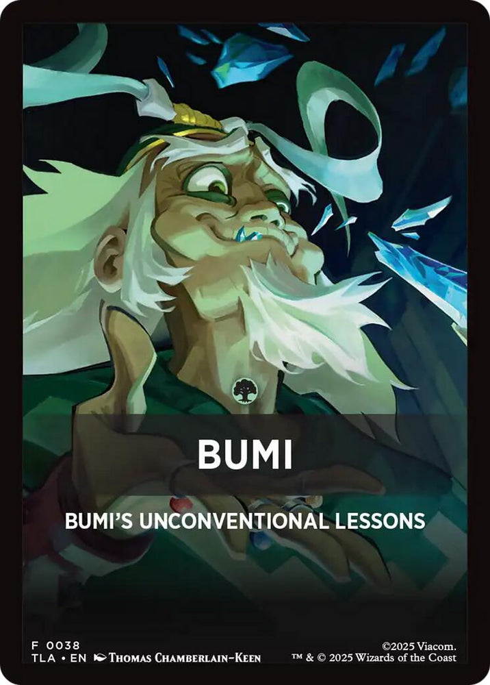 Bumi Theme Card [Avatar: The Last Airbender Tokens] Magic: The Gathering