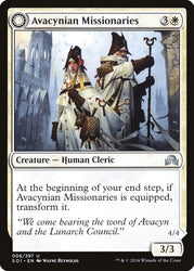 Avacynian Missionaries // Lunarch Inquisitors [Shadows over Innistrad] Magic: The Gathering