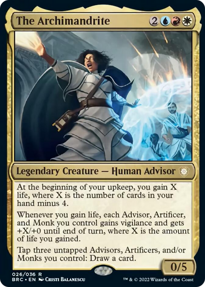 The Archimandrite [The Brothers' War Commander] Magic: The Gathering