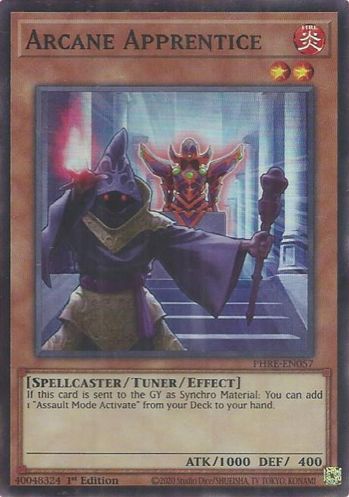 Arcane Apprentice (Super Rare) [PHRE-EN057] Super Rare Yu-Gi-Oh!