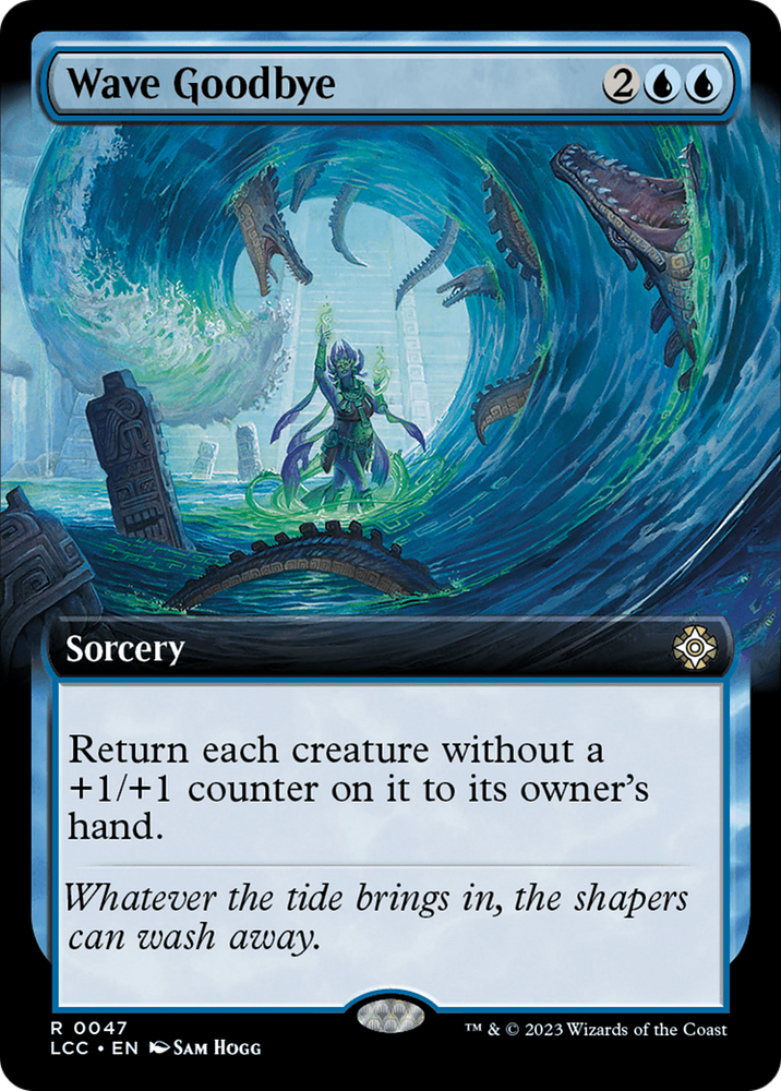 Wave Goodbye (Extended Art) [The Lost Caverns of Ixalan Commander] Magic: The Gathering