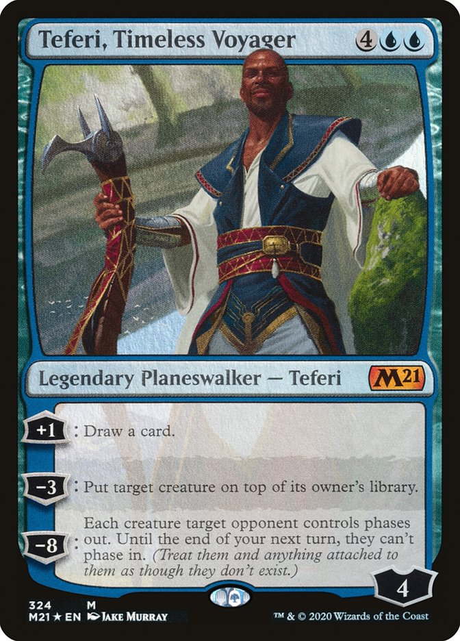 Teferi, Timeless Voyager [Core Set 2021] Magic: The Gathering