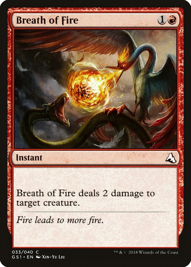 Breath of Fire [Global Series Jiang Yanggu & Mu Yanling] Magic: The Gathering