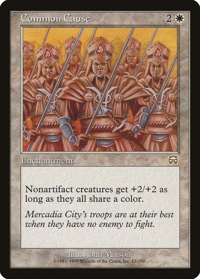 Common Cause [Mercadian Masques] Magic: The Gathering