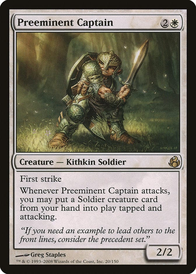 Preeminent Captain [Morningtide] Magic: The Gathering