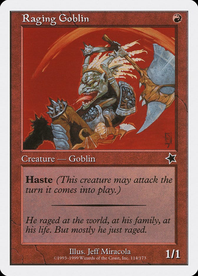 Raging Goblin [Starter 1999] Magic: The Gathering