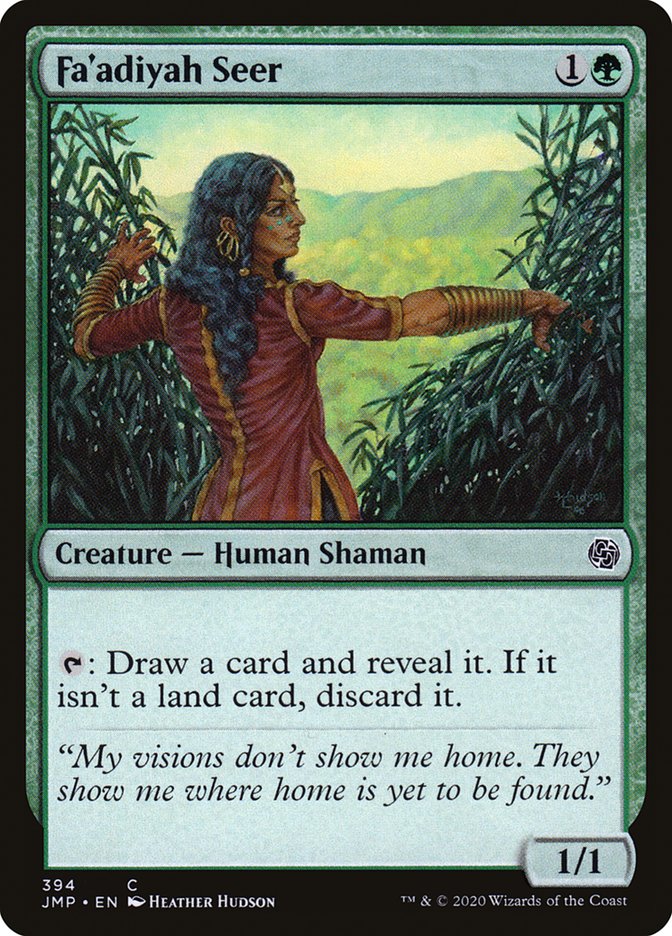 Fa'adiyah Seer [Jumpstart] Magic: The Gathering