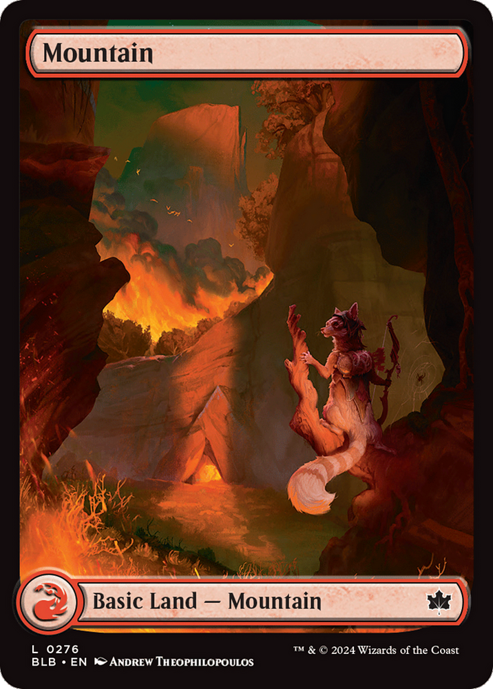 Mountain (0276) [Bloomburrow] Magic: The Gathering
