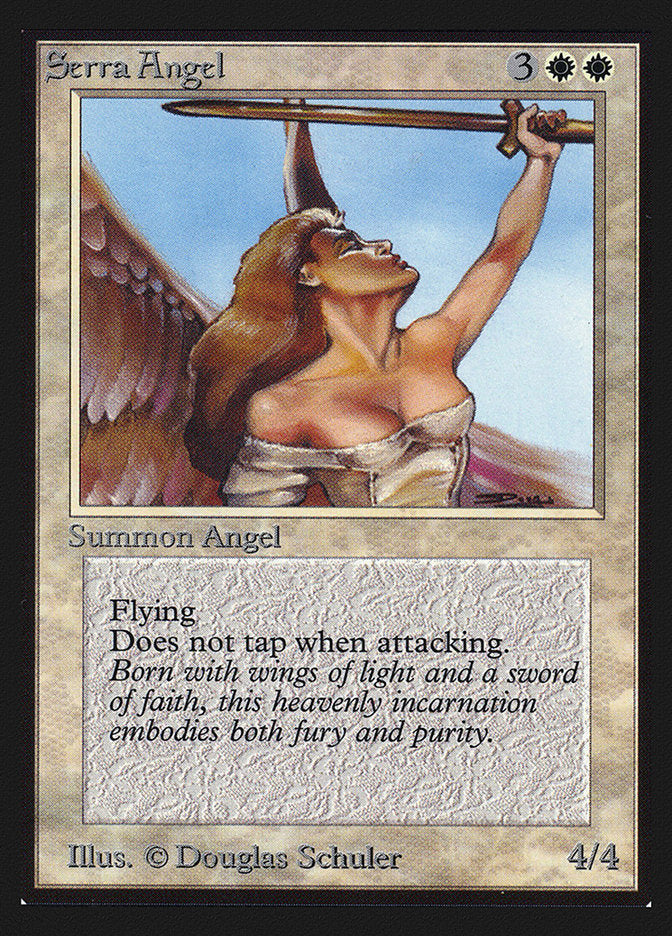 Serra Angel [International Collectors' Edition] Magic: The Gathering
