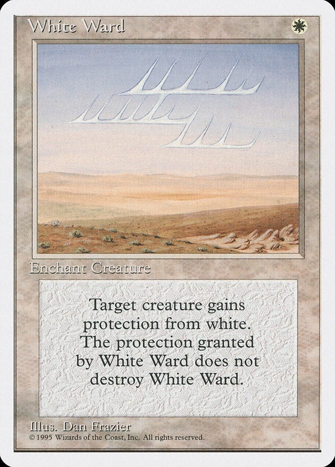 White Ward [Fourth Edition] Magic: The Gathering