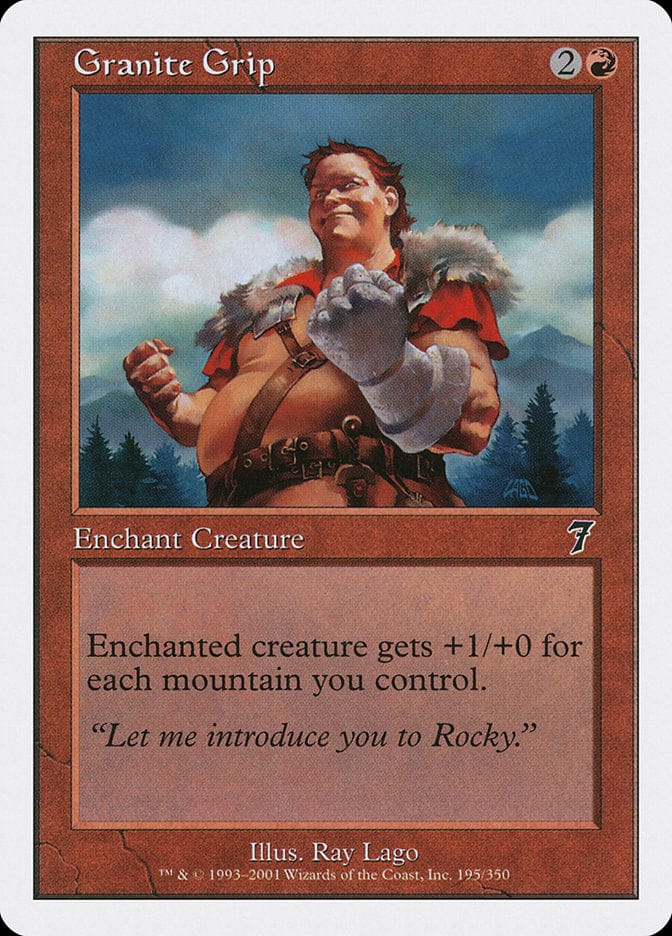 Granite Grip [Seventh Edition] Magic: The Gathering