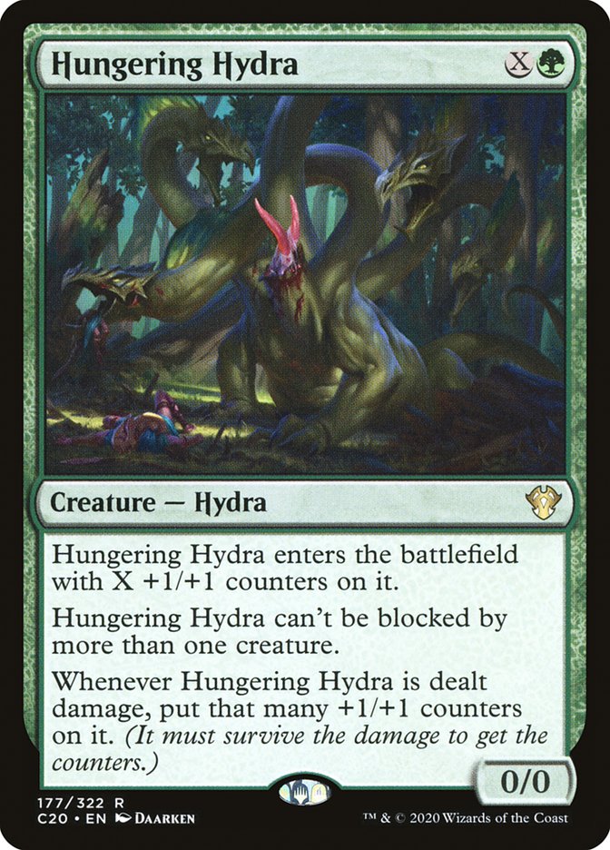 Hungering Hydra [Commander 2020] Magic: The Gathering