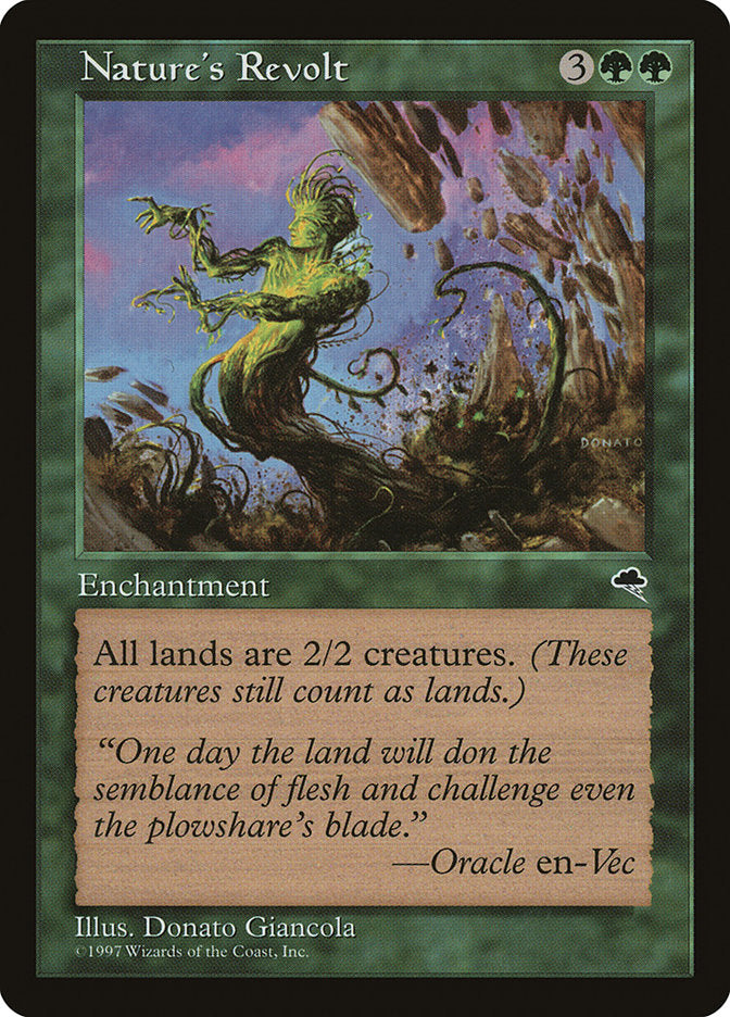 Nature's Revolt [Tempest] Magic: The Gathering