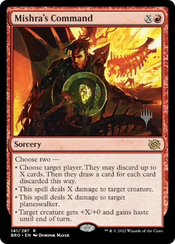 Mishra's Command (Promo Pack) [The Brothers' War Promos] Magic: The Gathering