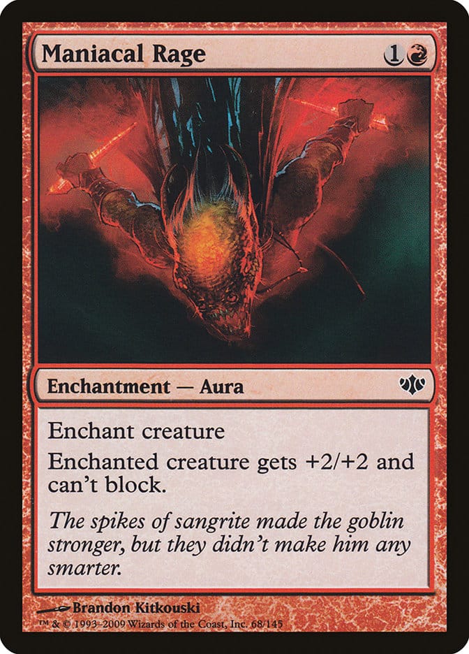 Maniacal Rage [Conflux] Magic: The Gathering