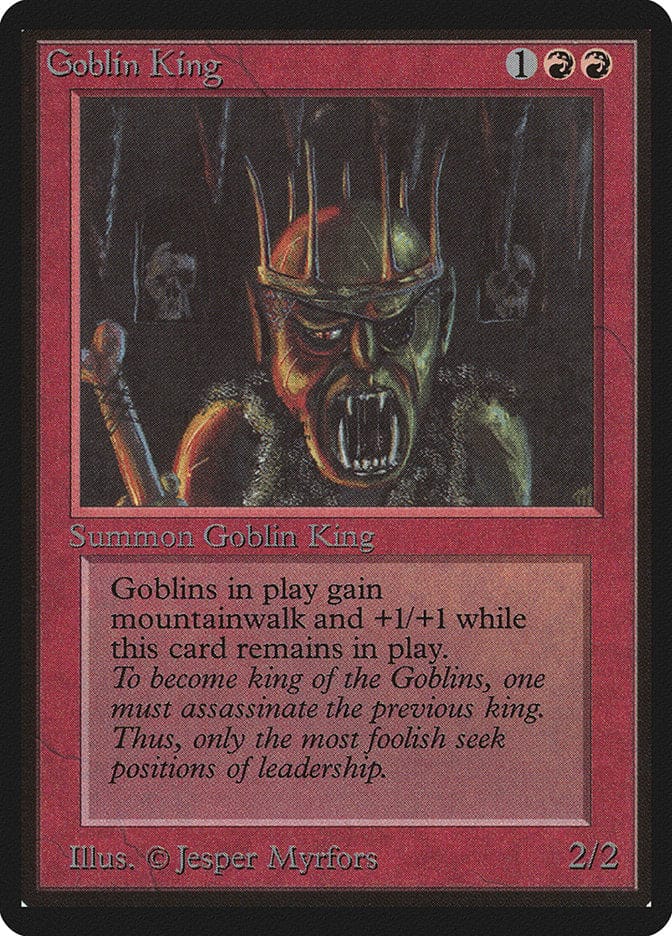 Goblin King [Beta Edition] Magic: The Gathering