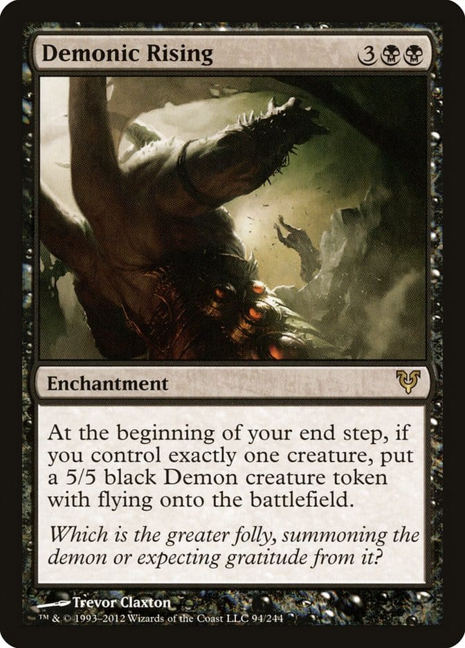 Demonic Rising [Avacyn Restored] Magic: The Gathering
