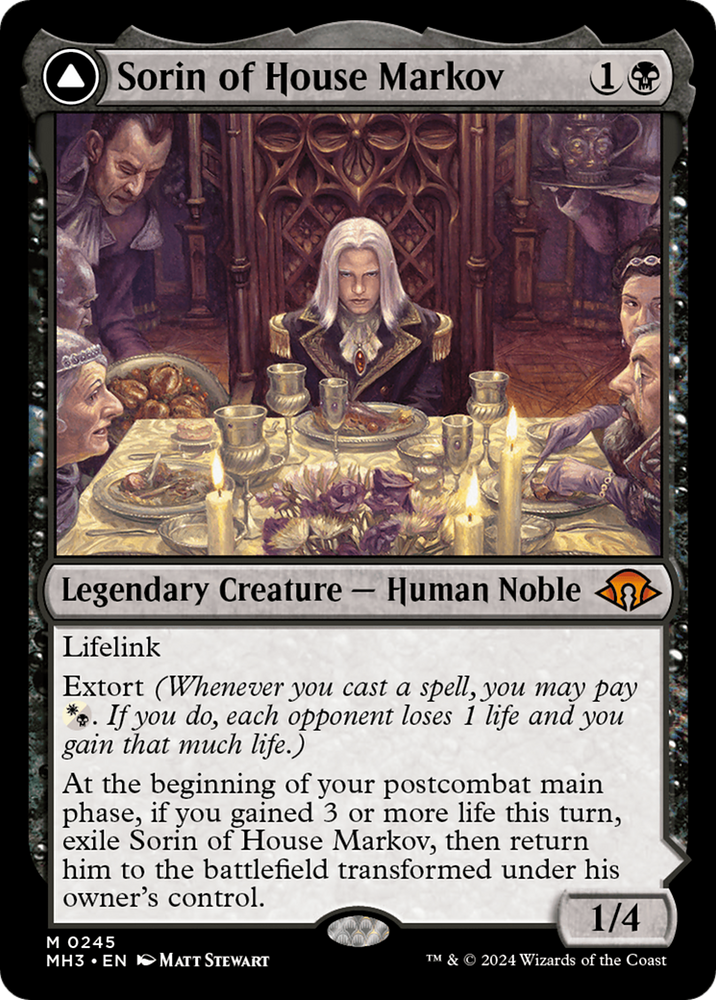 Sorin of House Markov // Sorin, Ravenous Neonate [Modern Horizons 3] Magic: The Gathering