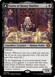 Sorin of House Markov // Sorin, Ravenous Neonate [Modern Horizons 3] Magic: The Gathering