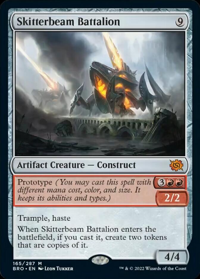 Skitterbeam Battalion [The Brothers' War] Magic: The Gathering