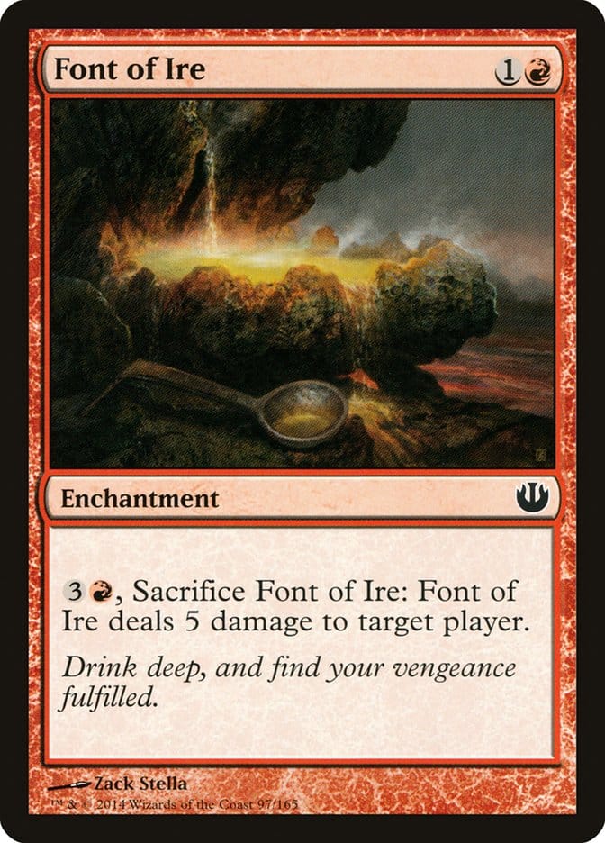 Font of Ire [Journey into Nyx] Magic: The Gathering