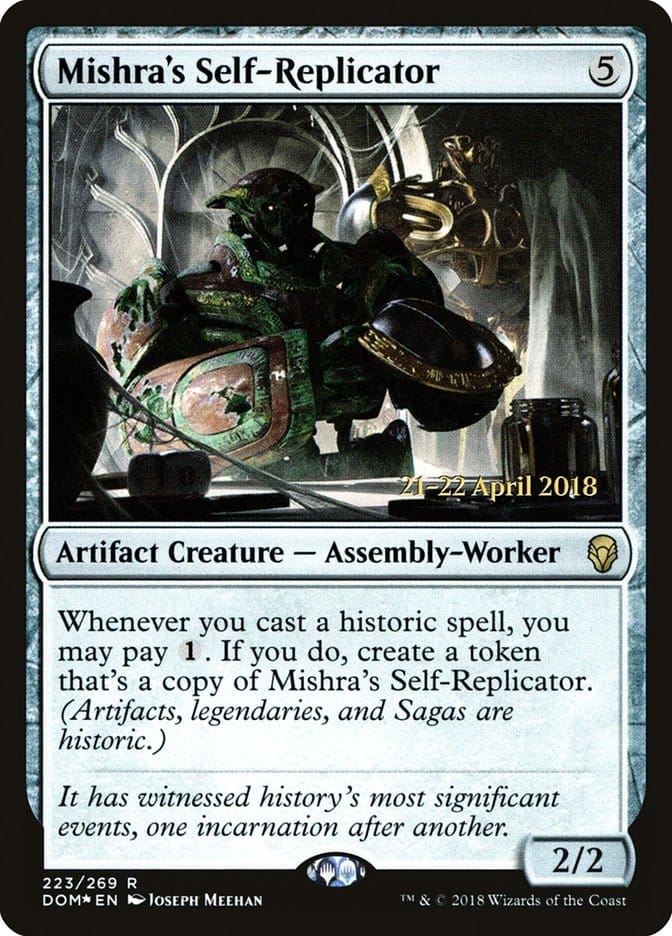 Mishra's Self-Replicator [Dominaria Prerelease Promos] Magic: The Gathering