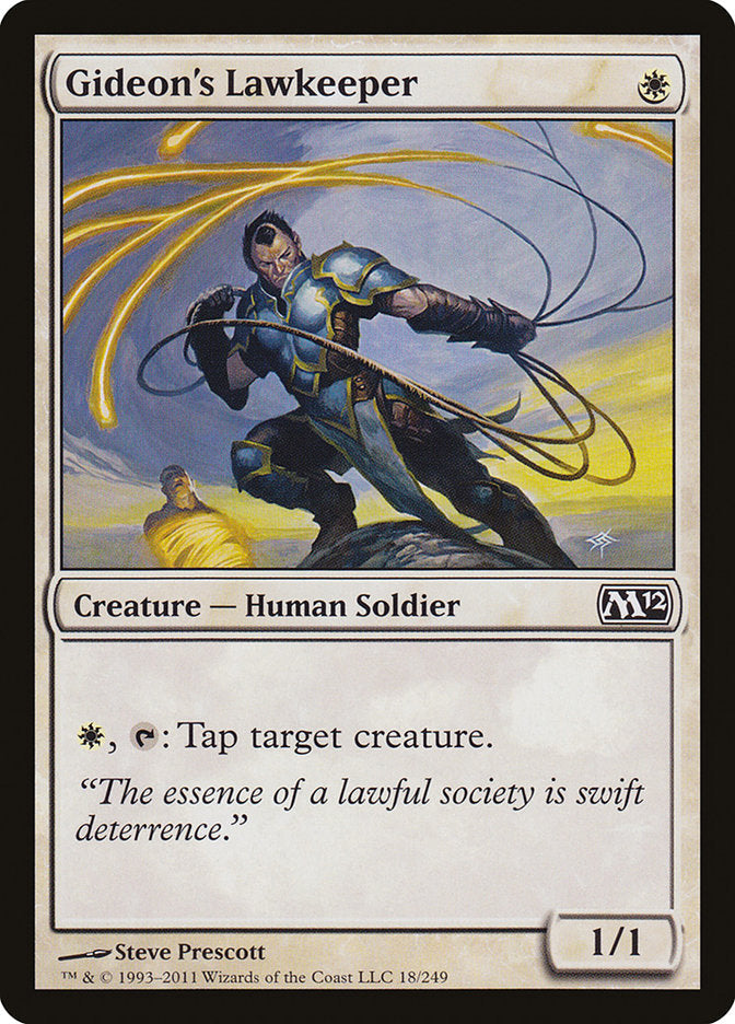 Gideon's Lawkeeper [Magic 2012] Magic: The Gathering