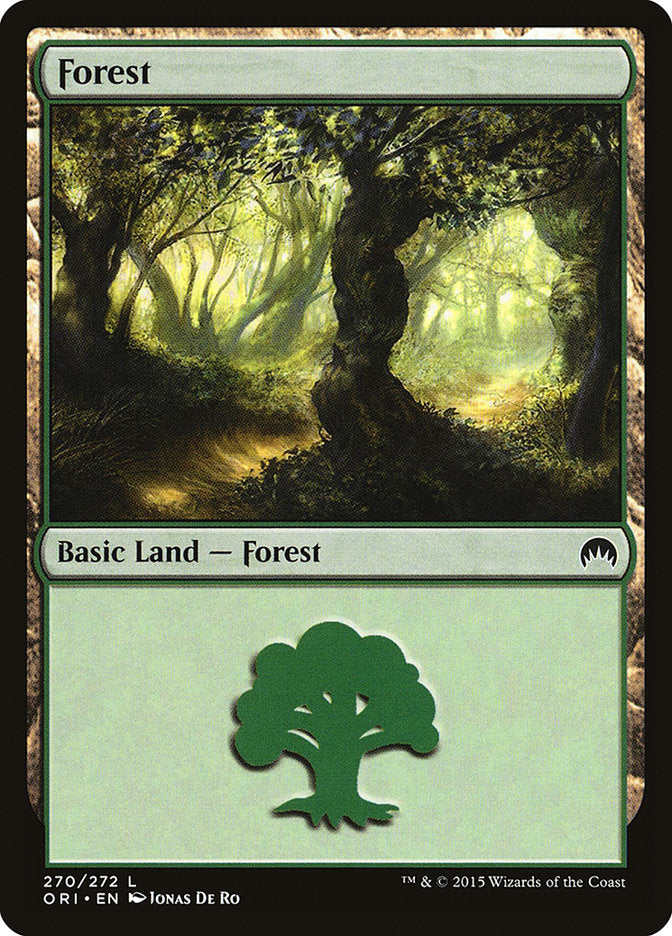Forest (270) [Magic Origins] Magic: The Gathering
