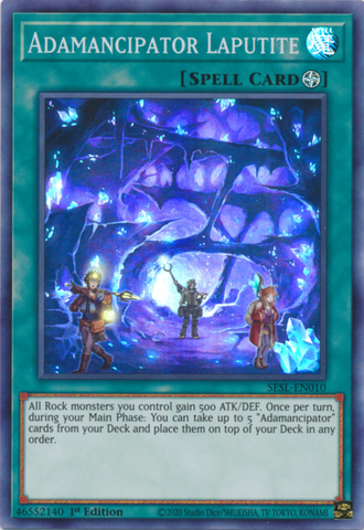 Adamancipator Laputite [SESL-EN010] Super Rare - Yugioh Cards For Your TCG Needs!
