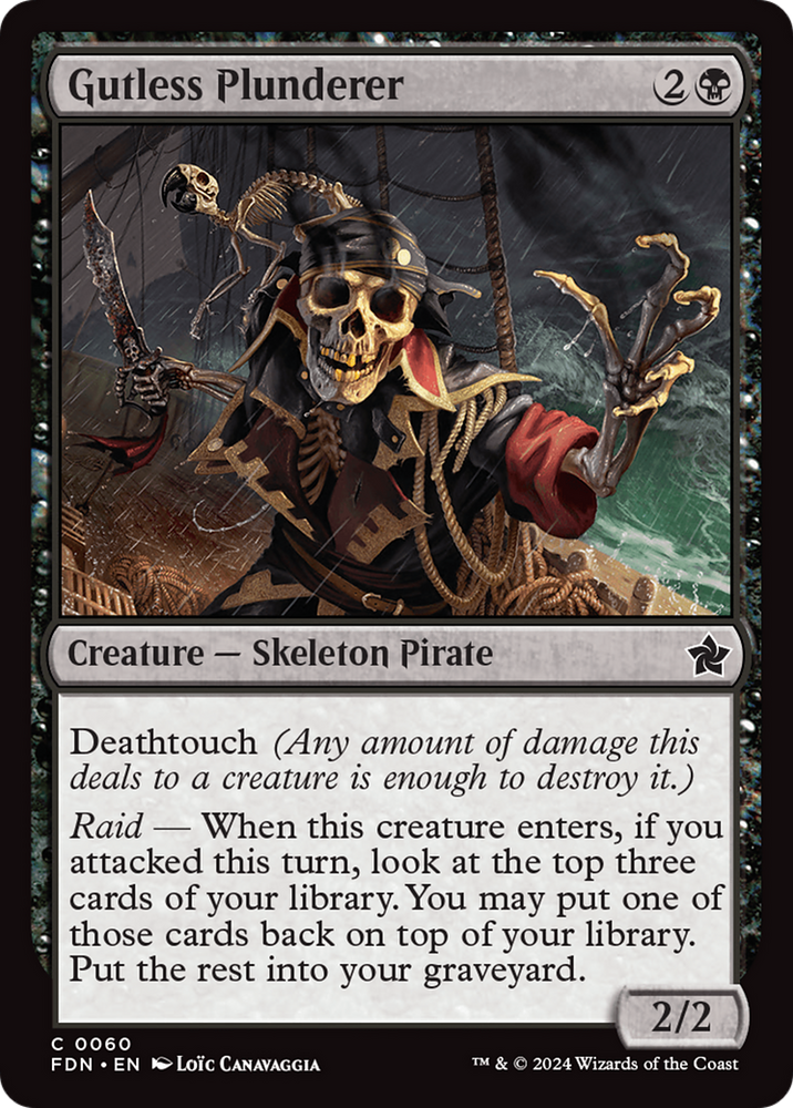 Gutless Plunderer [Foundations] Magic: The Gathering