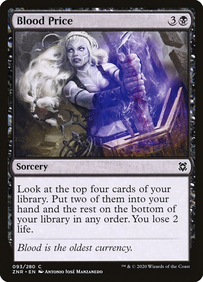 Blood Price [Zendikar Rising] Magic: The Gathering
