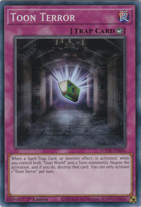 Toon Terror [TOCH-EN005] Super Rare - Yugioh Cards For Your TCG Needs!