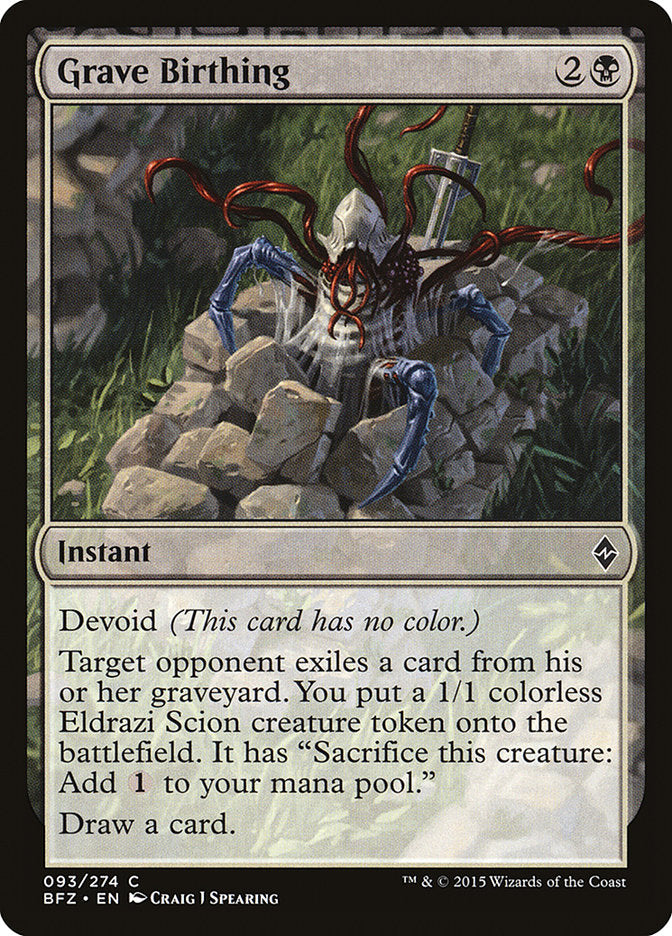 Grave Birthing [Battle for Zendikar] Magic: The Gathering