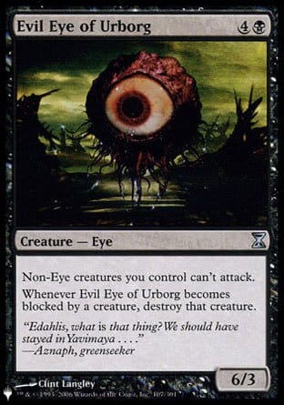 Evil Eye of Urborg [The List] Magic: The Gathering