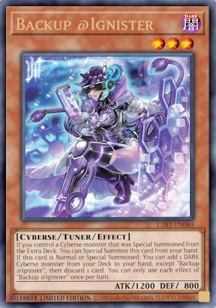 Backup @Ignister [LART-EN080] Ultra Rare Yu-Gi-Oh!