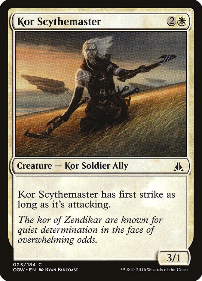 Kor Scythemaster [Oath of the Gatewatch] Magic: The Gathering