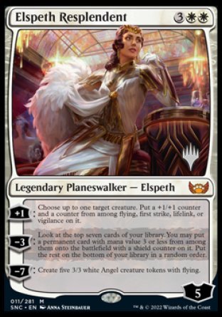Elspeth Resplendent (Promo Pack) [Streets of New Capenna Promos] Magic: The Gathering