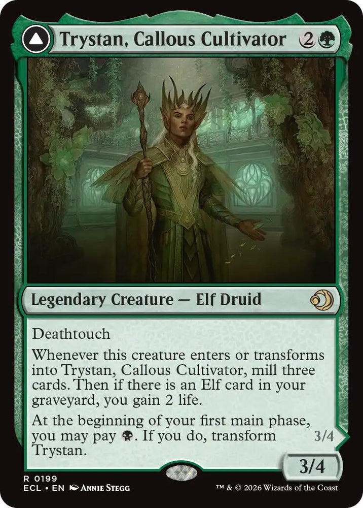Trystan, Callous Cultivator [Lorwyn Eclipsed] Magic: The Gathering