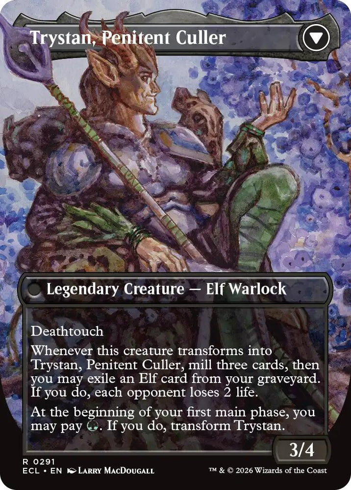Trystan, Callous Cultivator (Borderless) [Lorwyn Eclipsed] Magic: The Gathering