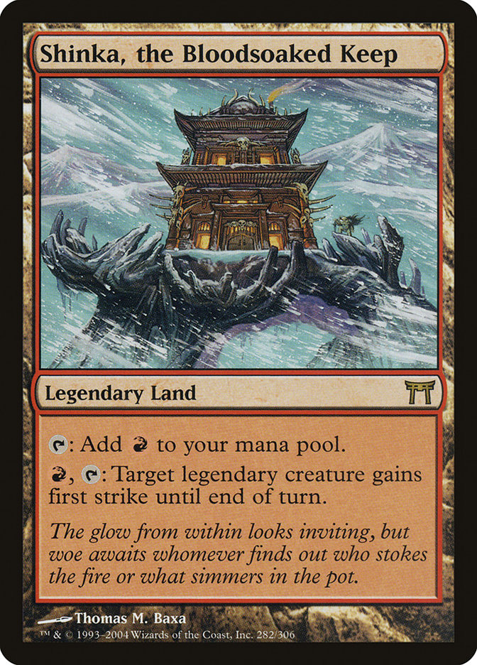 Shinka, the Bloodsoaked Keep [Champions of Kamigawa] Magic: The Gathering