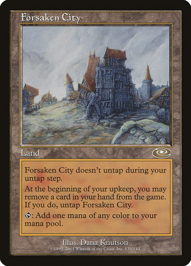 Forsaken City [Planeshift] Magic: The Gathering