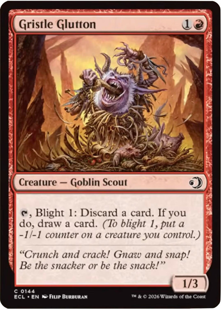 Gristle Glutton [Lorwyn Eclipsed] Magic: The Gathering