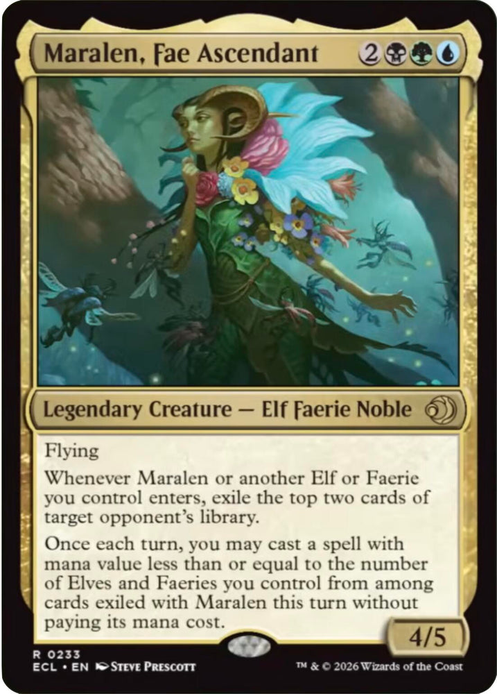 Maralen, Fae Ascendant [Lorwyn Eclipsed] Magic: The Gathering