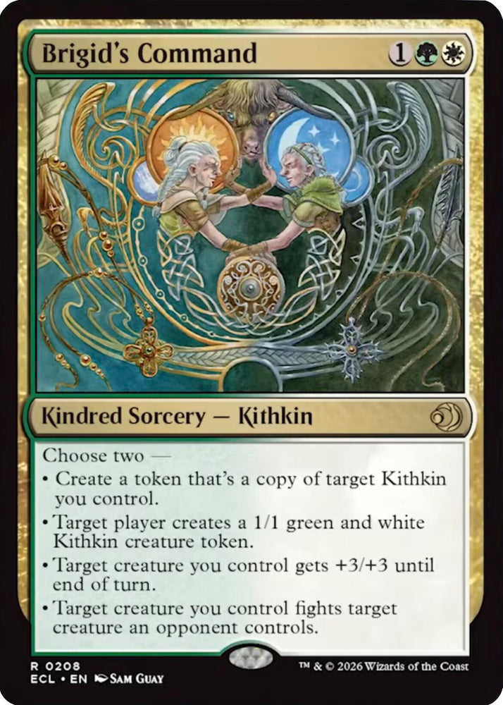 Brigid's Command [Lorwyn Eclipsed] Magic: The Gathering