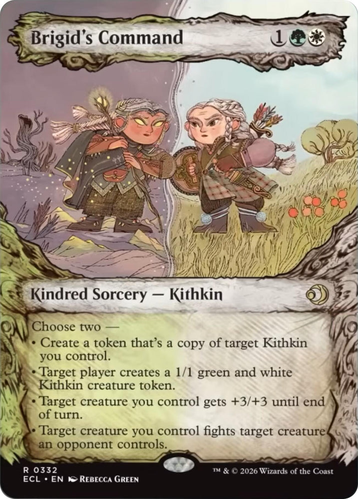 Brigid's Command (Showcase) [Lorwyn Eclipsed] Magic: The Gathering