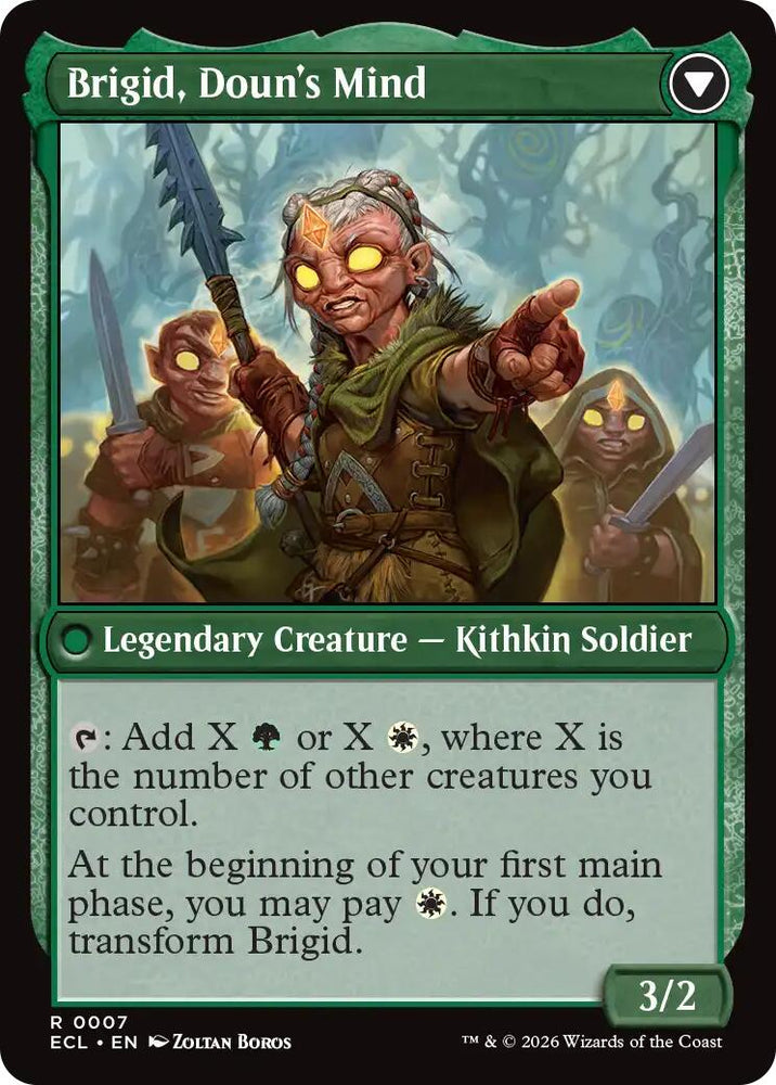 Brigid, Clachan's Heart [Lorwyn Eclipsed] Magic: The Gathering
